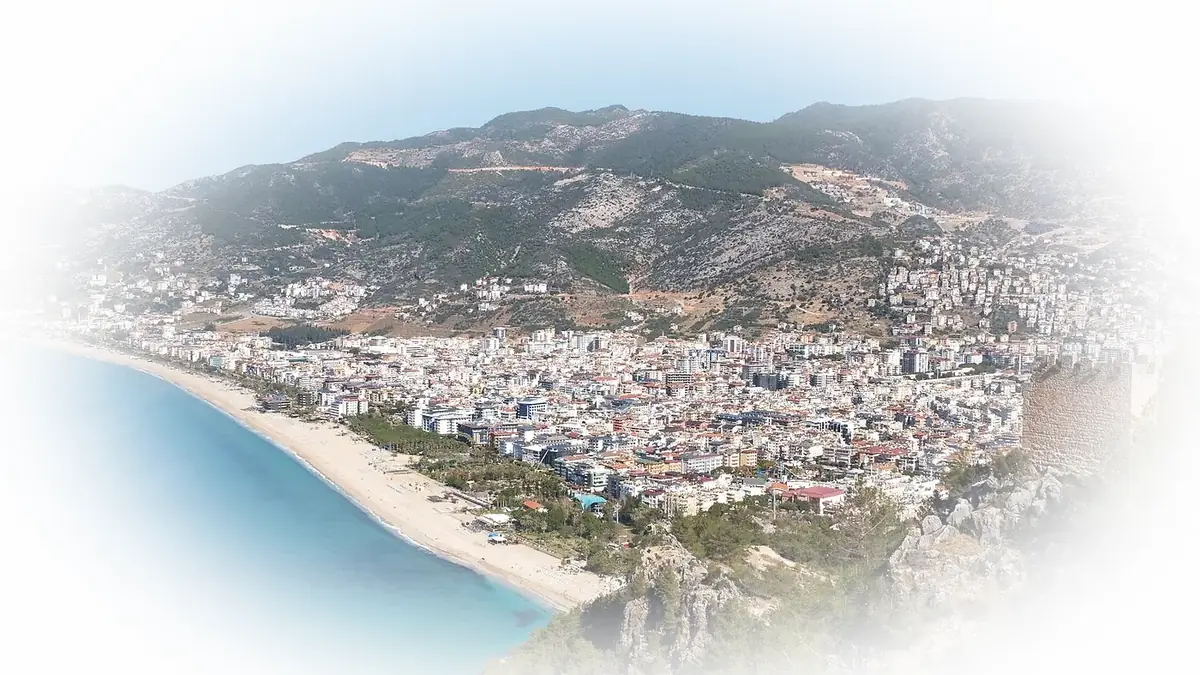 Central Alanya old town castle area